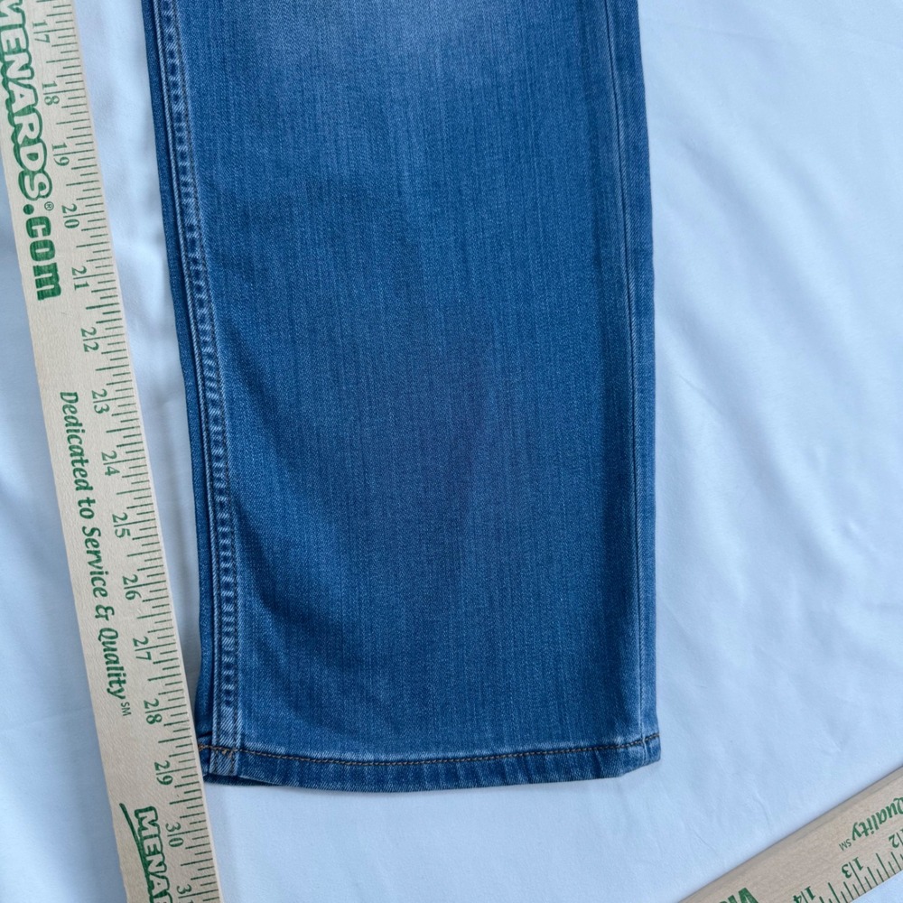 True Classic Mens Straight Leg Jeans Medium Indigo Wash 36x30 Stretch Denim NWT - Picture 5 of 7